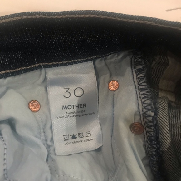 COPY - Mother Insider Jeans 30 Crop Step Clean Sweep . Reserved for Brookf1 ONLY - Picture 4 of 5